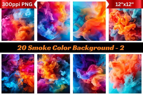 20 Smoke Color Backgrounds 2: Elevate Your Digital Canvas