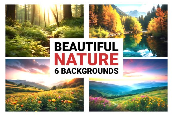 Beautiful Nature Backgrounds: A Designer's Toolkit