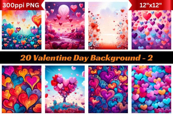 Elevate Your Designs with 20 Valentine Day Backgrounds 2