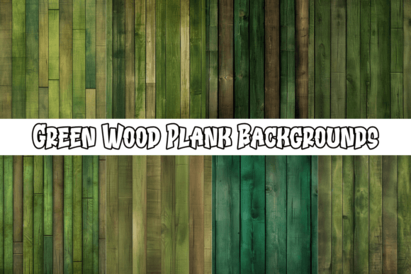 Green Wood Plank Backgrounds: Fresh Design Inspiration