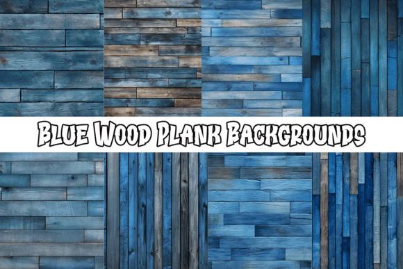 Infuse Coastal Calm: Mastering Blue Wood Plank Backgrounds