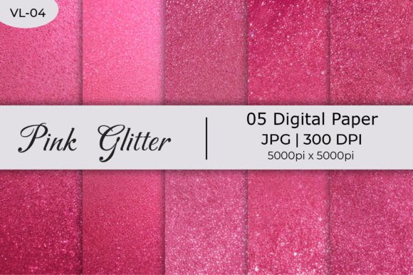 Infuse Your Projects with the Allure of Pink Shiny Glitter Paper Backgrounds