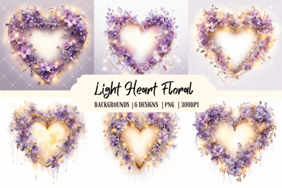 Light Heart Floral Backgrounds | Perple: A Designer's Guide