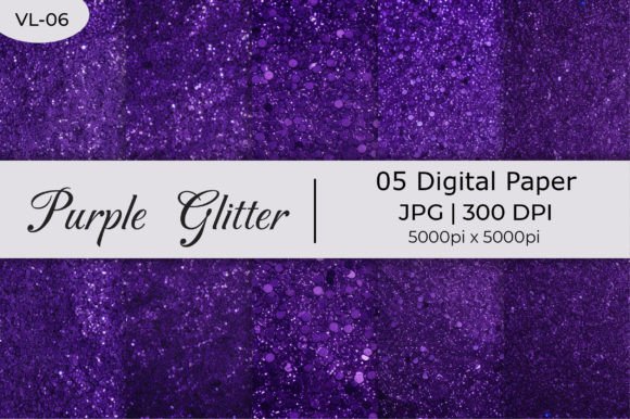 Transform Your Projects with Purple Shiny Glitter Paper Backgrounds