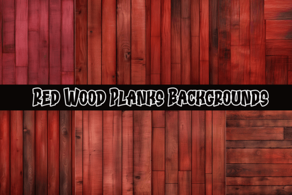 Unleash Warmth with Red Wood Planks Backgrounds