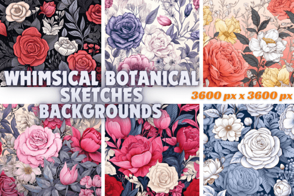 Whimsical Botanical Sketches Backgrounds: A Designer's Guide