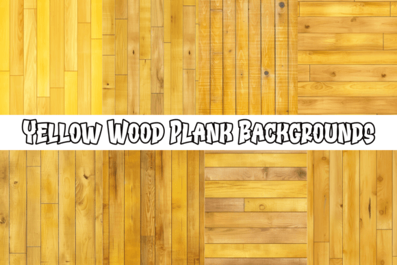 Yellow Wood Plank Backgrounds: Brighten Your Creative Canvas